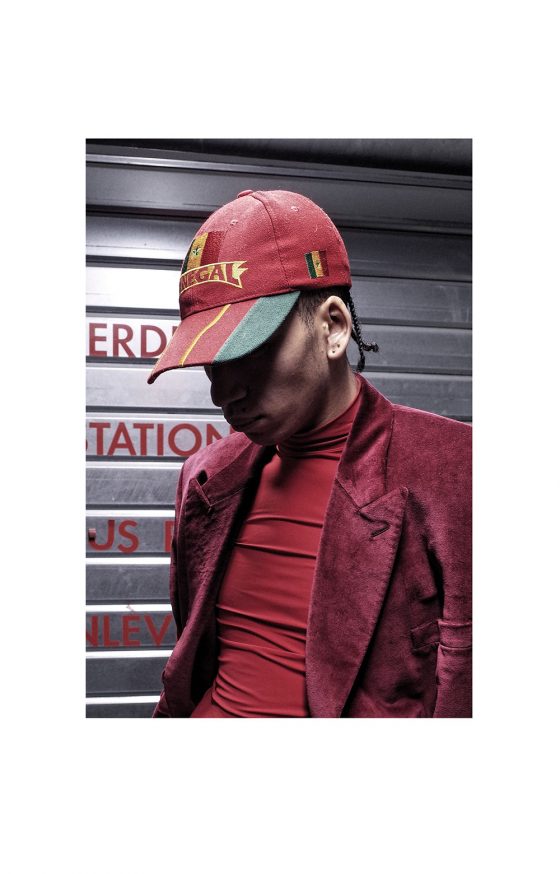 All clothes BALENCIAGA, cap model’s own