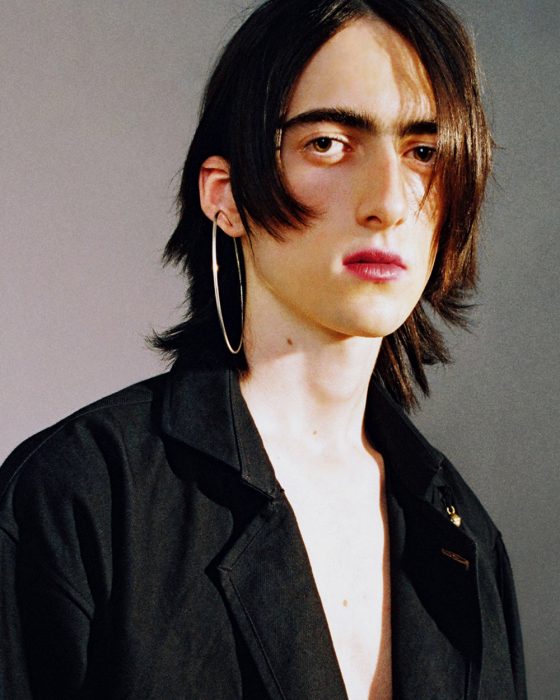 Jacket Yohji Yamamoto, earring stylists own