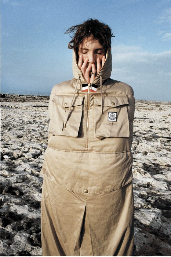 Sleeping bag coat by Moncler Gamme Bleu.