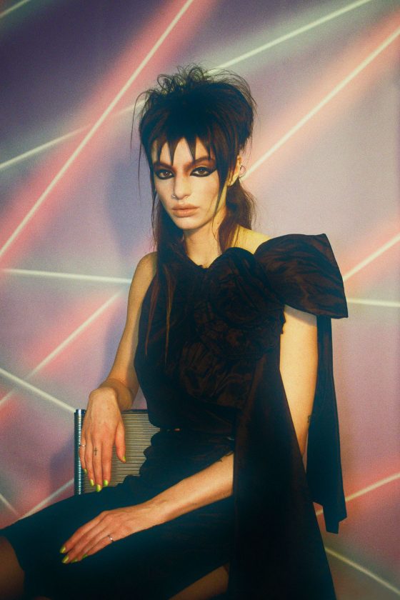 Roberta Di Lillo. Full look by Miu Miu