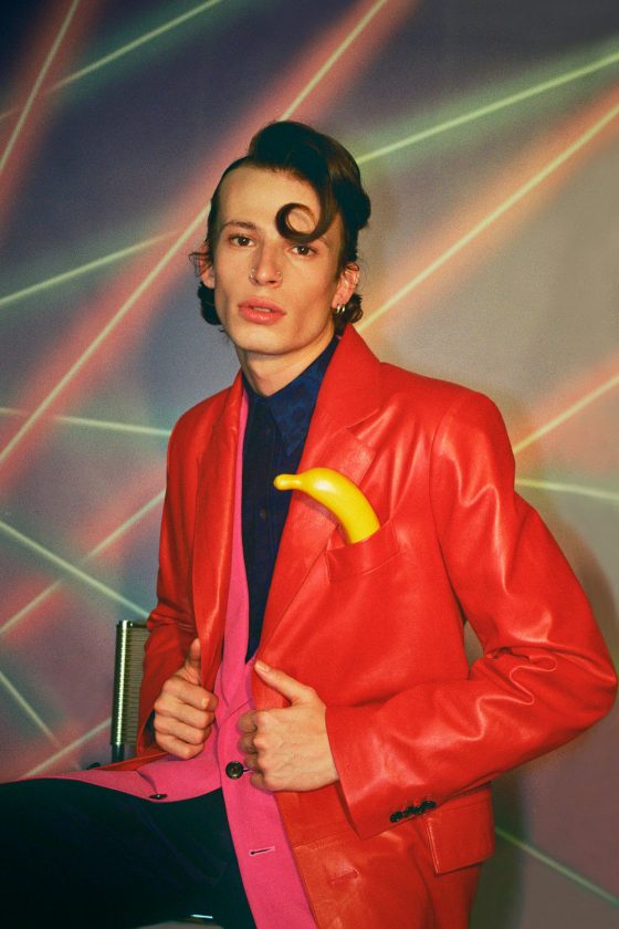 Salih Topcuoglu / Boom Models. Full look by Paul Smith