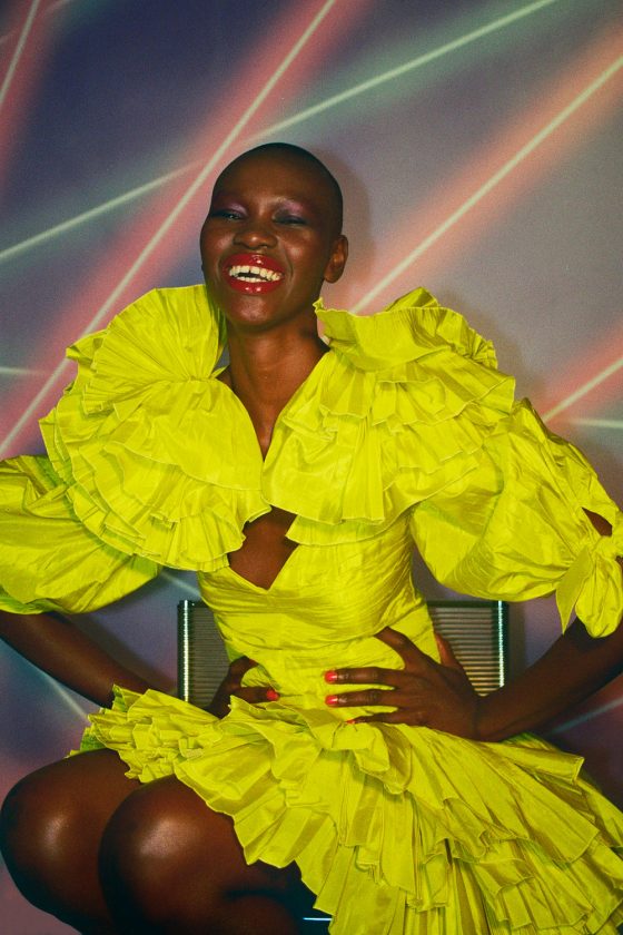 Noelle Graobe / Boom Models. Full look by Gucci