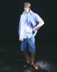 Overshirt, shirt & tie by Paul Smith, shirt by Givenchy, shorts by Fendi, shoes by Bottega Veneta