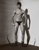 Hat by LOEWE from 20AGE ARCHIVE Briefs by JITROIS Shoes by COMME DES GARÇONS HOMME PLUS from 20AGE ARCHIVE