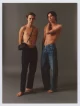 Axel & Nicola wear trousers by AGOLDE GROOVE bag by RIMOWA