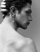 Climax ring put as an earcuff in silver. Blow Lavender Drip earcuff in vermeil. Ryder earrings in brass by JUSTINE CLENQUET