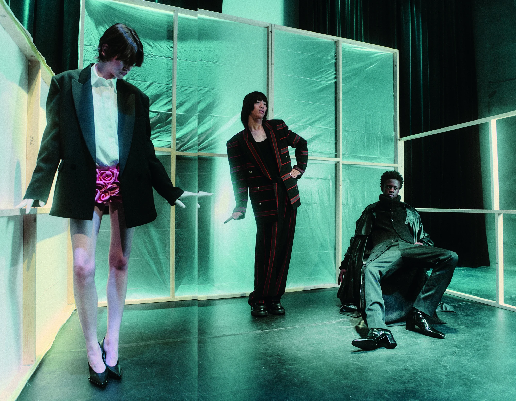 Akito, Florentyna, Yacine — photographie Matthieu Delbreuve