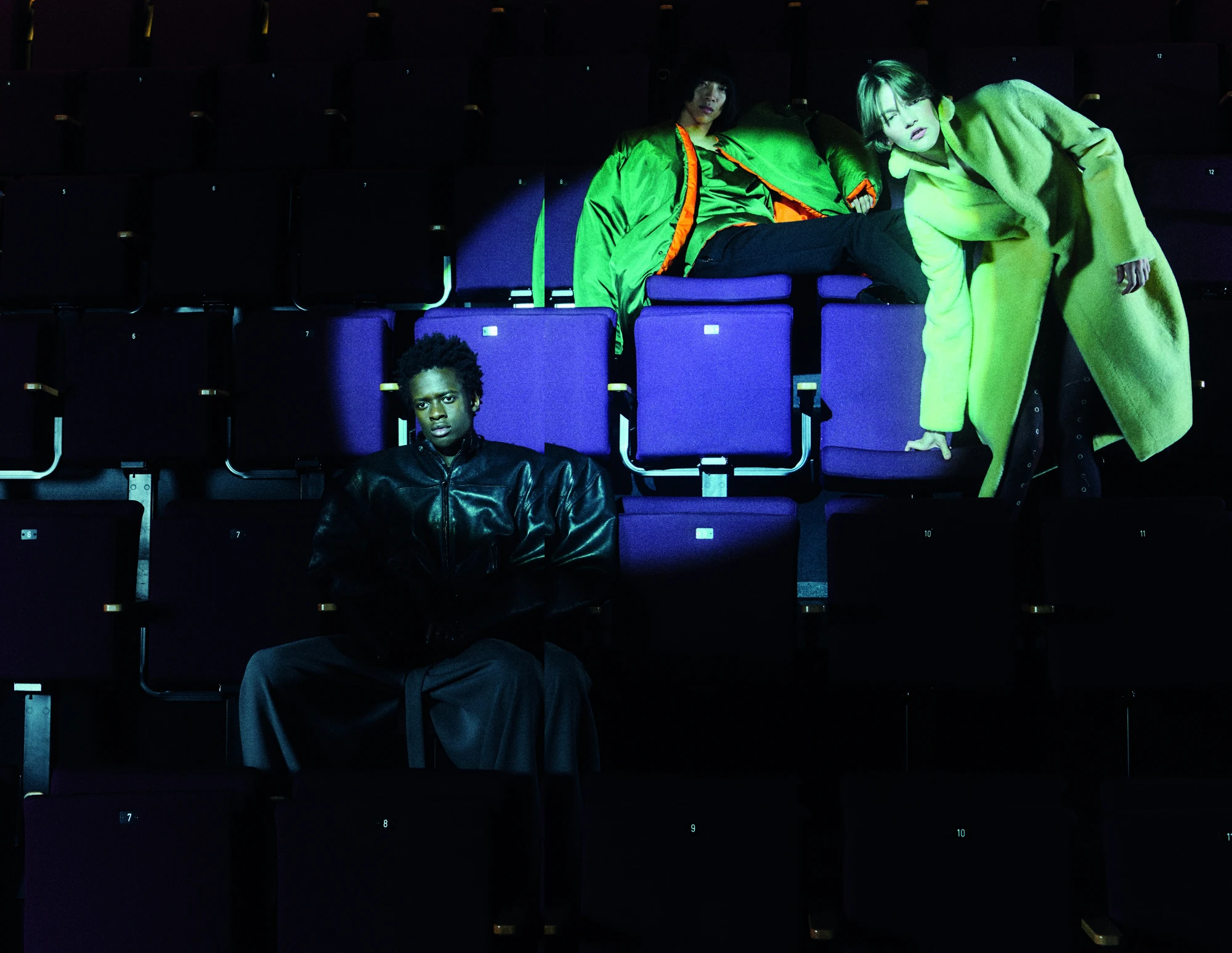 Akito, Florentyna, Yacine — photographie Matthieu Delbreuve