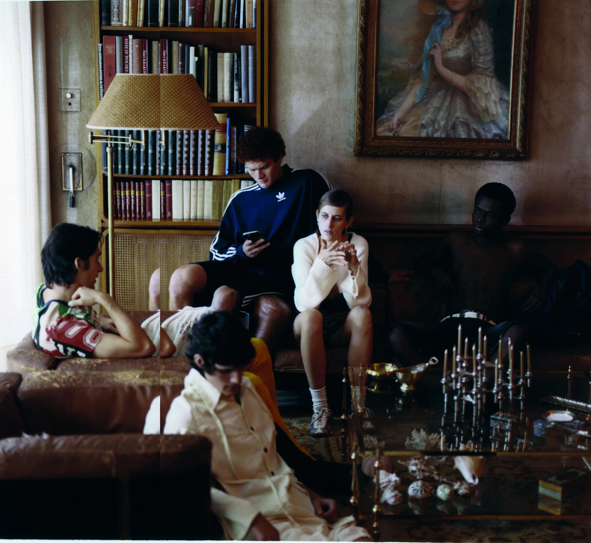 Alejo, Ibrahima, Xulia, Luis, Miguel — photographie Aitor Laspiur