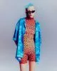 Finn wears shirt by Schiaparelli, top & shorts by House of Holland, sunglasses from stylist’s archive