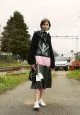 Dress and earrings Congregation Design, Jumper Toga Archives, Shoes and bag Jimmy Choo