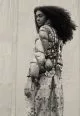 Dress Simone Rocha, Jacket Marie Lauder, Zip harness Congregation Design, Shoes Toga archives, Socks models own