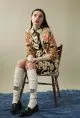 Dress, shoes, socks and belt Gucci, Cardigan Simone Rocha, Jewellery Congregation Design