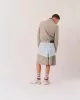 Coat Loewe, socks Lacoste, sneackers Isabel Marant
