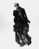All clothes by Saint Laurent by Anthony Vaccarello, shoes by Louis Vuitton